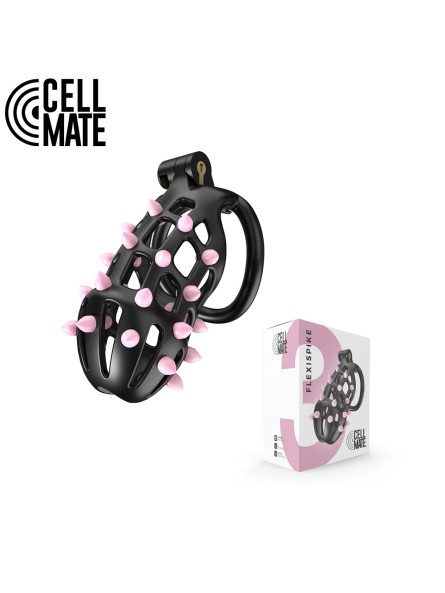 Pas cnoty FlexiSpike Chastity Cage Size 3 CELLMATE