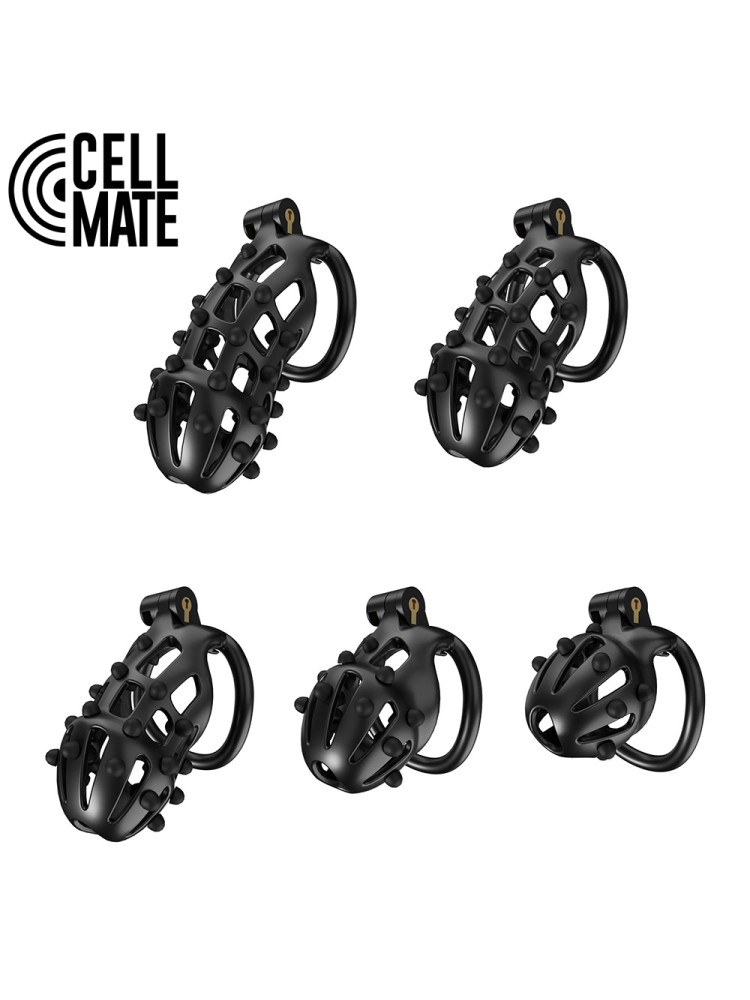 Pas cnoty FlexiSpike Chastity Cage Size 4 CELLMATE