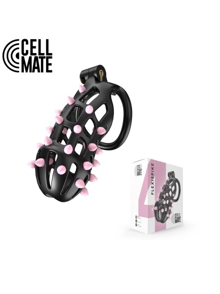 Pas cnoty FlexiSpike Chastity Cage Size 4 CELLMATE