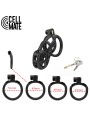 Pas cnoty Guardian Chastity Cage Black Size 3 CELLMATE