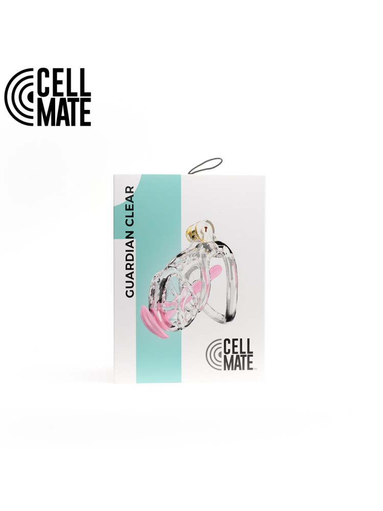 Pas cnoty Guardian Chastity Cage Clear Size 1 CELLMATE