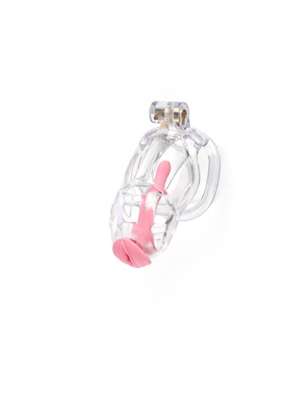 Pas cnoty Guardian Chastity Cage Clear Size 2 CELLMATE