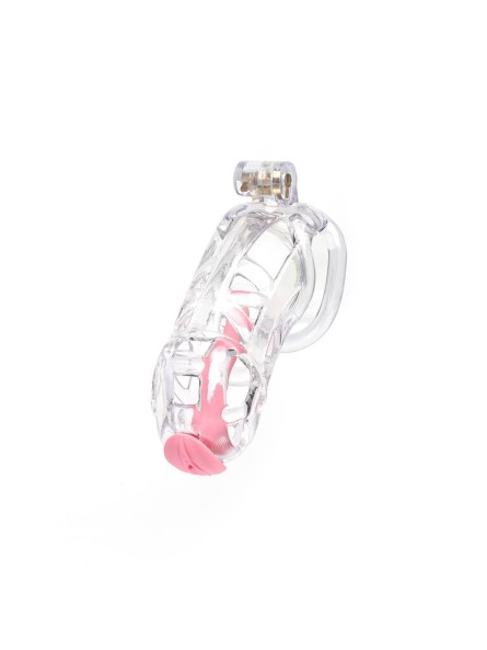 Pas cnoty Guardian Chastity Cage Clear Size 4 CELLMATE
