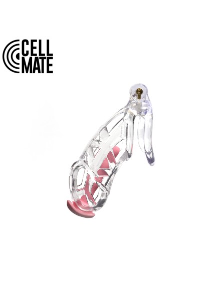 Pas cnoty Guardian Chastity Cage Clear Size 4 CELLMATE