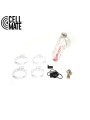Pas cnoty Guardian Chastity Cage Clear Size 2 CELLMATE