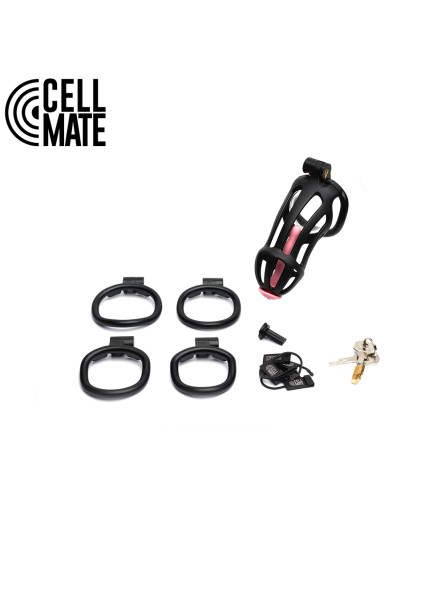 Pas cnoty Centurion Chastity Cage Black Size 0 CELLMATE