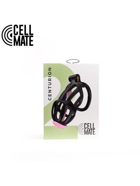 Pas cnoty Centurion Chastity Cage Black Size 2 CELLMATE