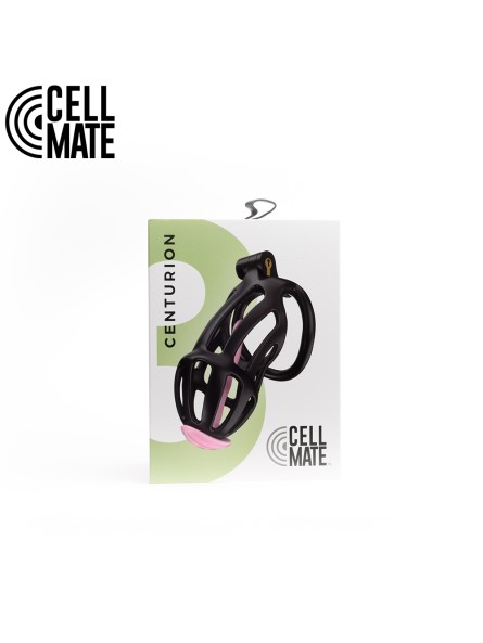 Pas cnoty Centurion Chastity Cage Black Size 3 CELLMATE