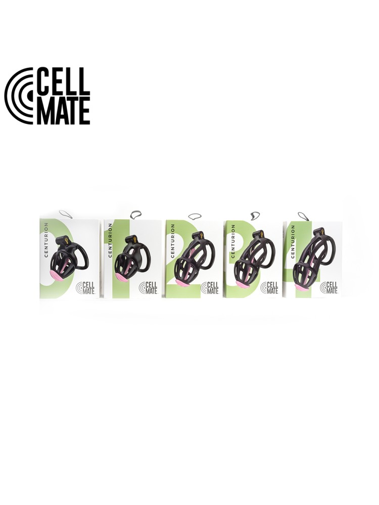 Pas cnoty Centurion Chastity Cage Black Size 2 CELLMATE