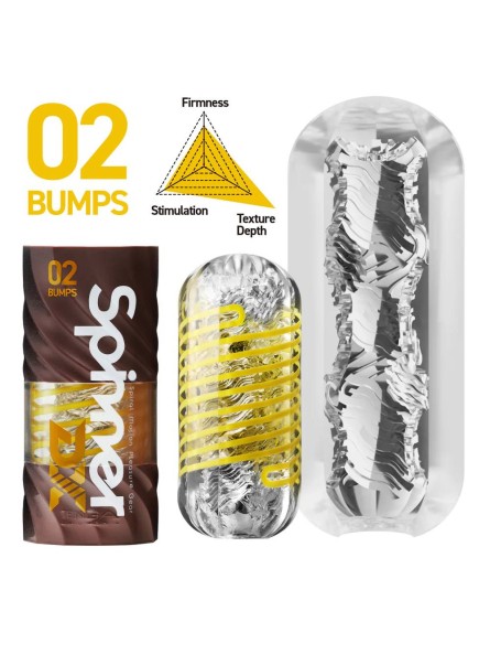 Masturbator Spinner Dx02 Bumps Tenga