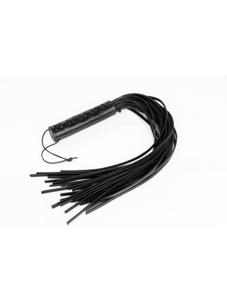 Pejcz duży sznurowany czarny Primal Bond Whips