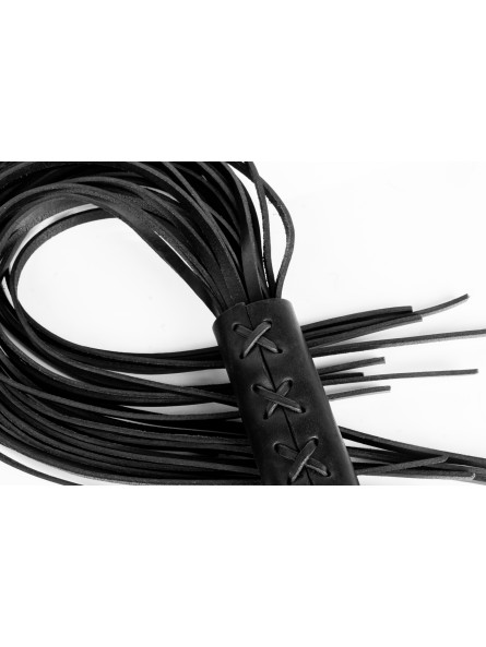 Pejcz duży sznurowany czarny Primal Bond Whips