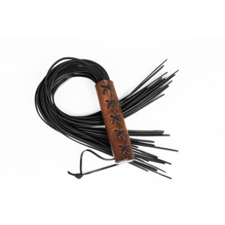 Pejcz duży sznurowany brązowy Primal Bond Whips
