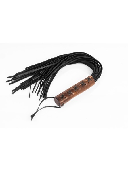 Pejcz duży sznurowany brązowy Primal Bond Whips