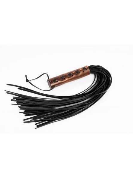 Pejcz duży sznurowany brązowy Primal Bond Whips