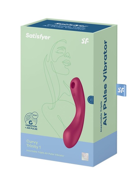 Wibrator wielofunkcyjny Curvy Trinity 1 red Satisfyer