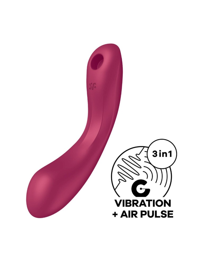 Wibrator wielofunkcyjny Curvy Trinity 1 red Satisfyer