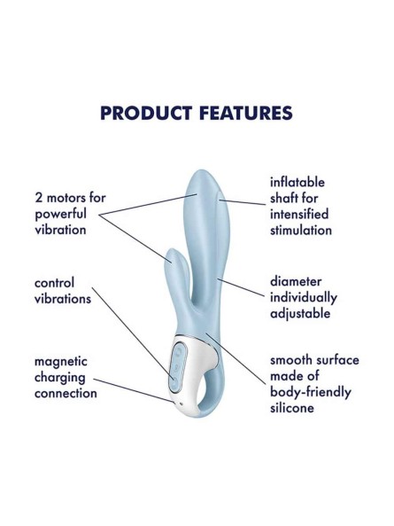 Wibrator króliczek Air Pump Bunny 1 Satisfyer