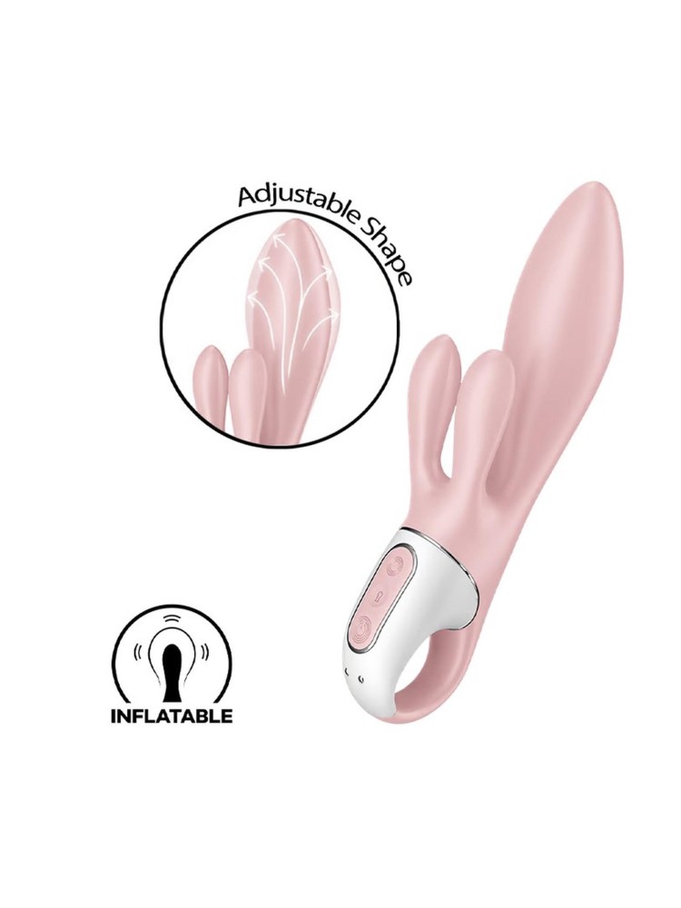 Wibrator króliczek Air Pump Bunny 3 rose Satisfyer