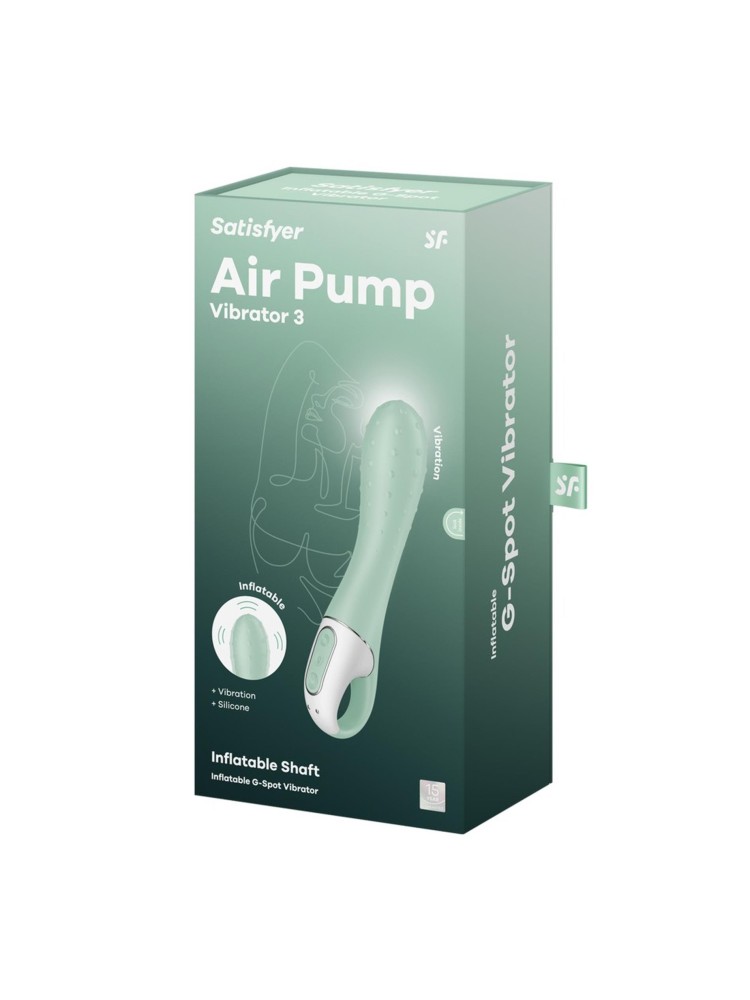 Pompowany wibrator Air Pump Vibrator 3 mint Satisfyer