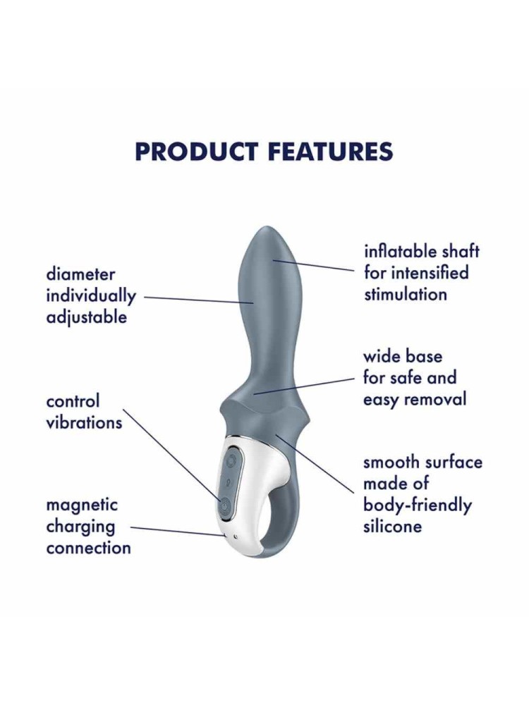 Pompowany wibrator analny Air Pump Booty 1 Satisfyer