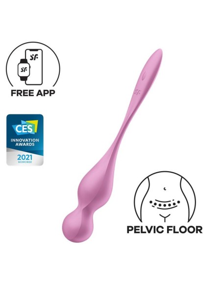 Kulki Gejszy do ćwiczeń mięśni Kegla Love Birds 1 pink Satisfyer