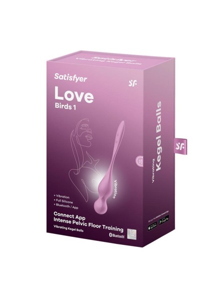 Kulki Gejszy do ćwiczeń mięśni Kegla Love Birds 1 pink Satisfyer