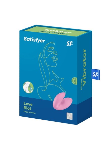 Wibrator na palec Love Riot pink Satisfyer