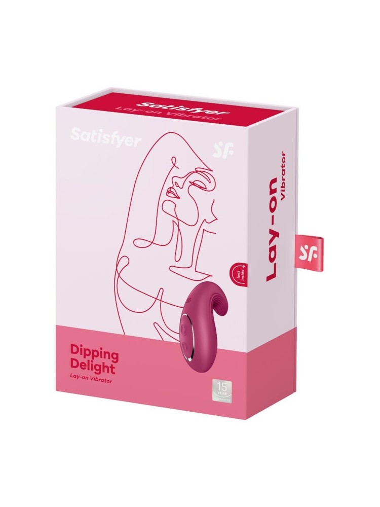Stymulator łechtaczki Dipping Delight berry Satisfyer