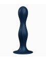 Dildo z wewnętrznymi kulkami Double Ball-R dark blue Satisfyer