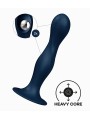 Dildo z wewnętrznymi kulkami Double Ball-R dark blue Satisfyer