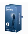 Dildo z wewnętrznymi kulkami Double Ball-R dark blue Satisfyer