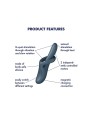 Podgrzewany wibrator do punktu G Heat Flex 4 blue Satisfyer