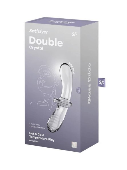 Dildo Double Crystal transparent Satisfyer
