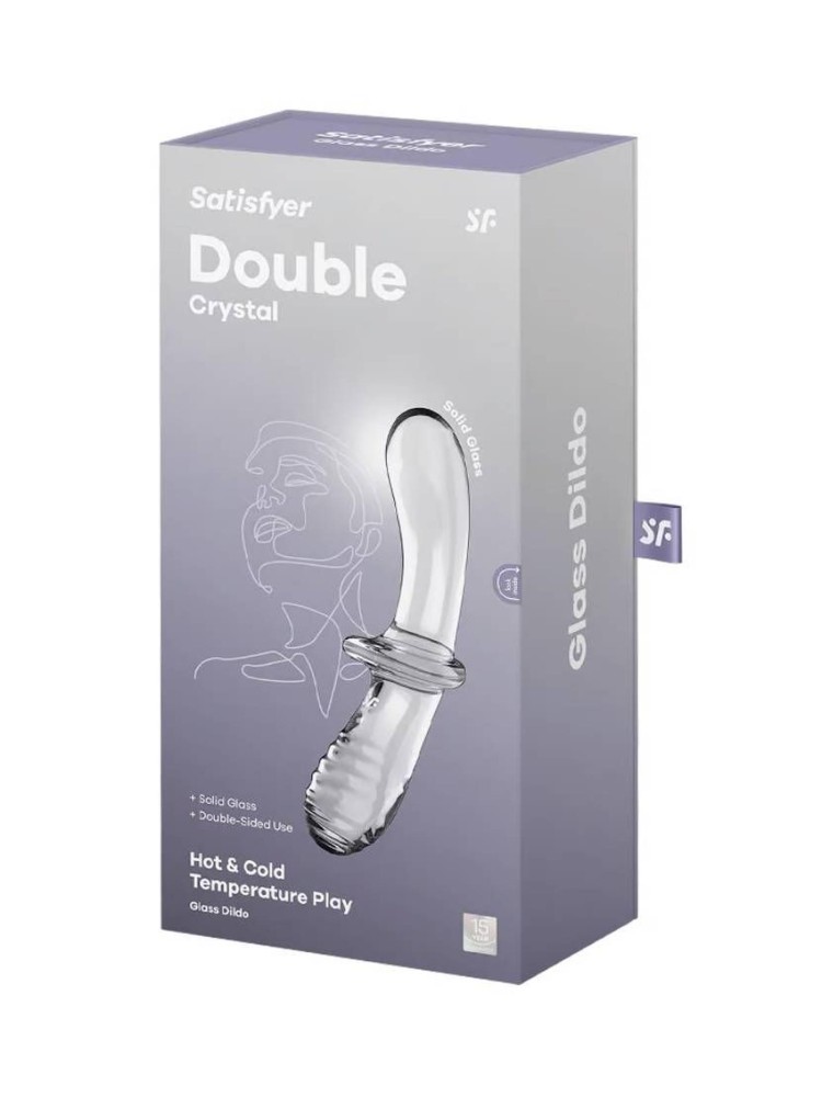 Dildo Double Crystal transparent Satisfyer
