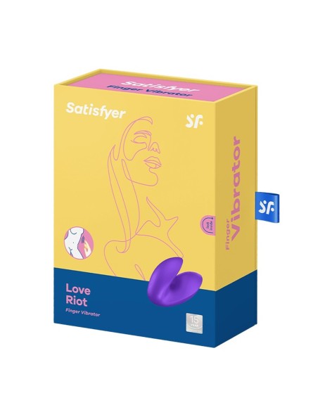 Wibrator na palec Love Riot purple Satisfyer