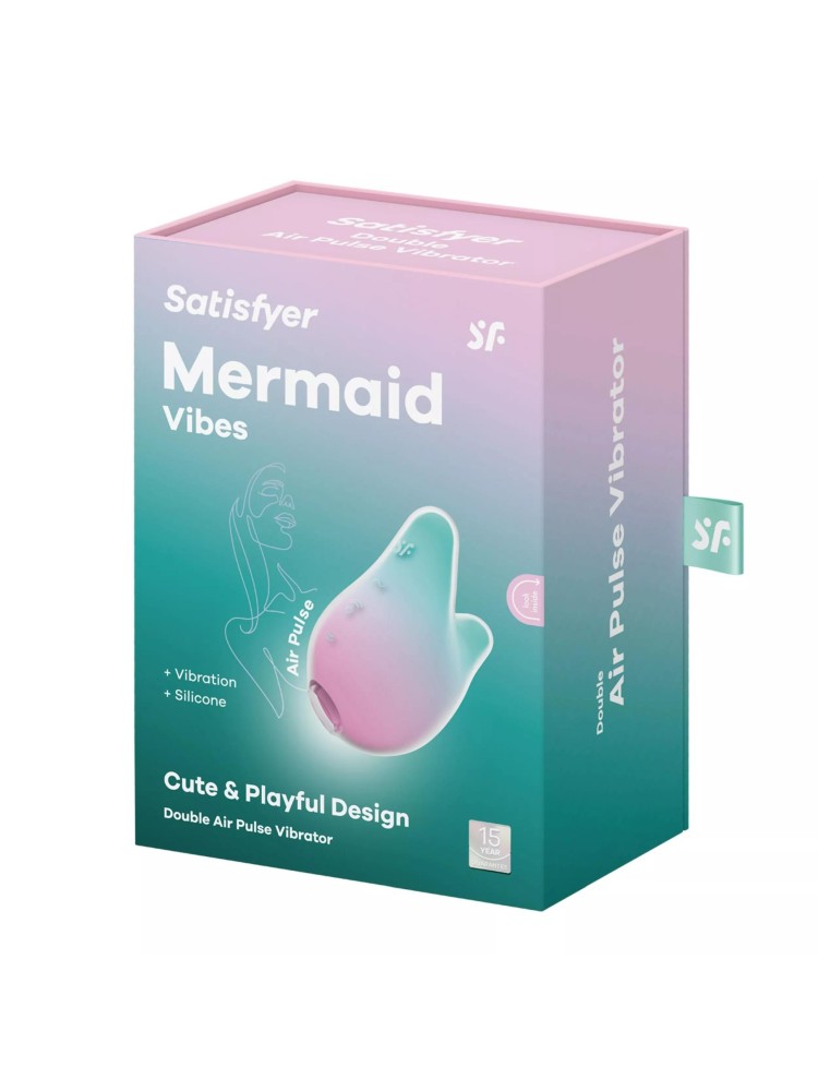 Stymulator łechtaczki Mermaid Vibes mint/pink Satisfyer