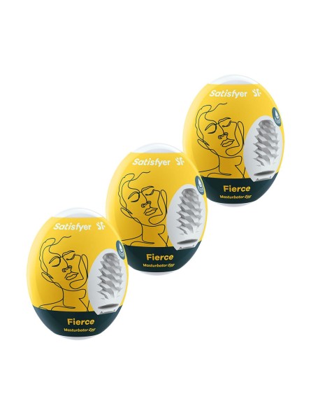Zestaw masturbatorów Eggs set of 3 Fierce Satisfyer