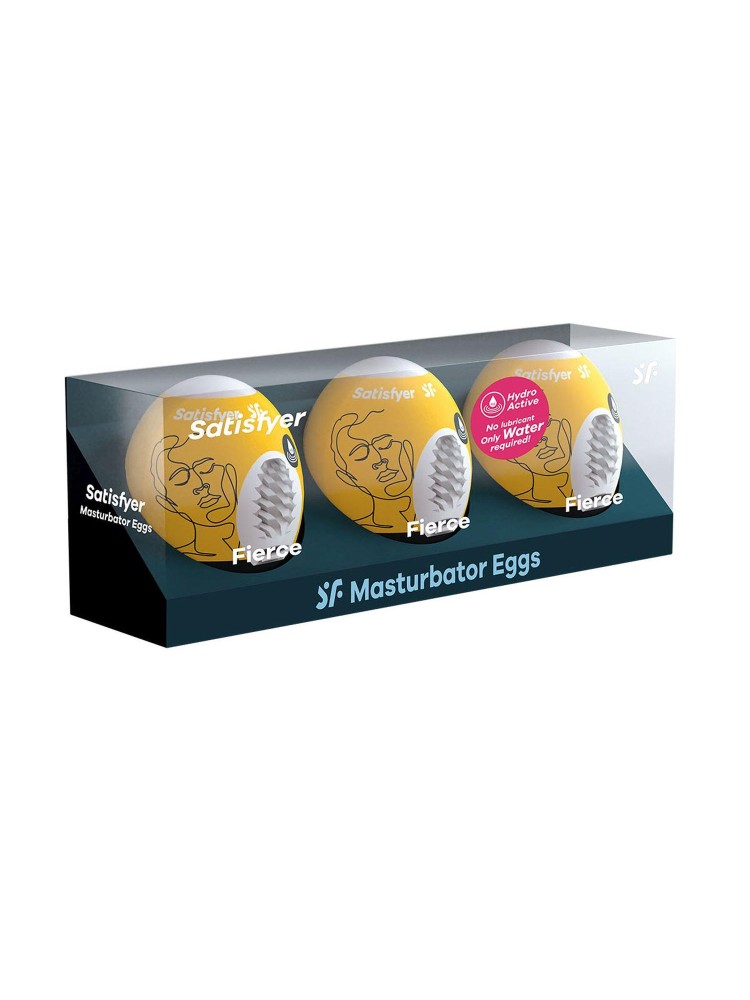 Zestaw masturbatorów Eggs set of 3 Fierce Satisfyer