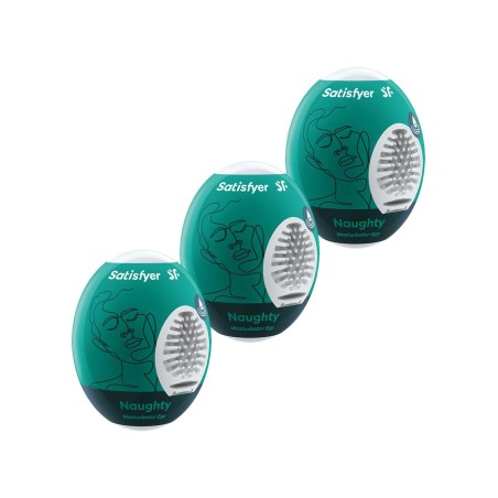 Zestaw masturbatorów Eggs set of 3 Naughty Satisfyer