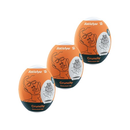 Zestaw masturbatorów Eggs set of 3 Crunchy Satisfyer