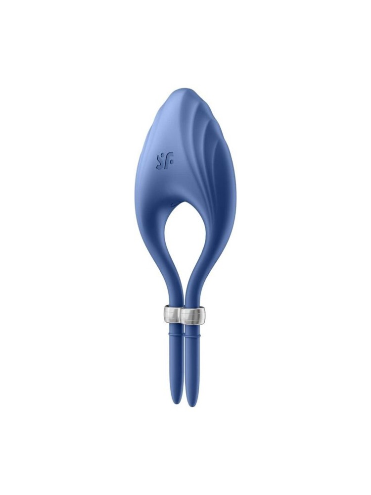 Pierścień erekcyjny Duelist Ring Vibrator Blue Satisfyer