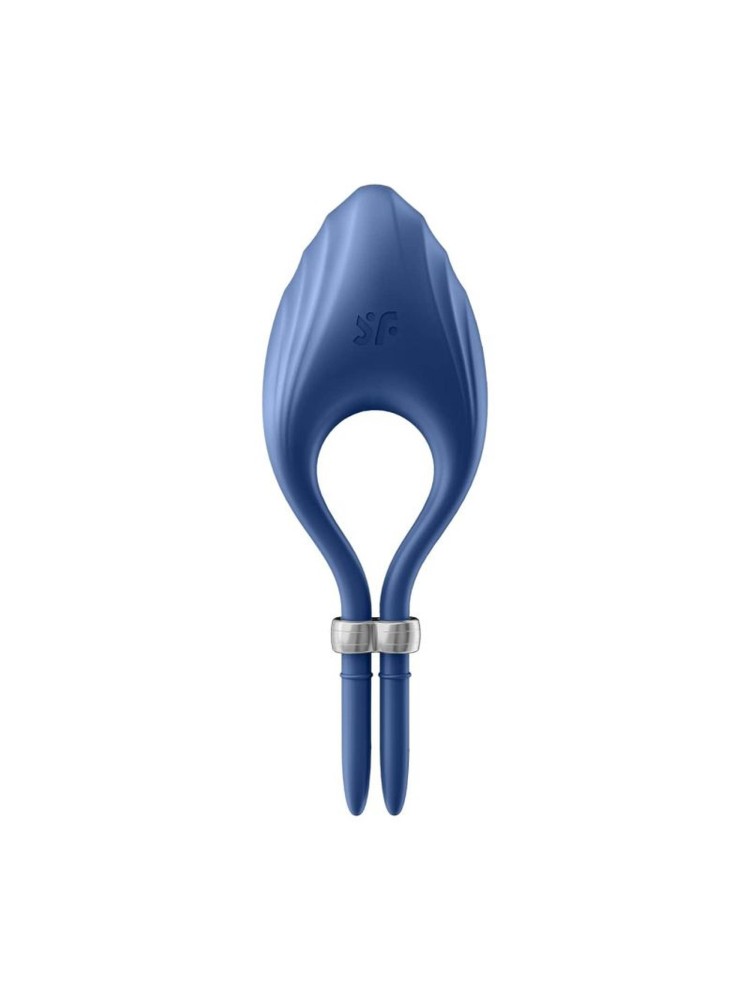 Pierścień erekcyjny Duelist Ring Vibrator Blue Satisfyer