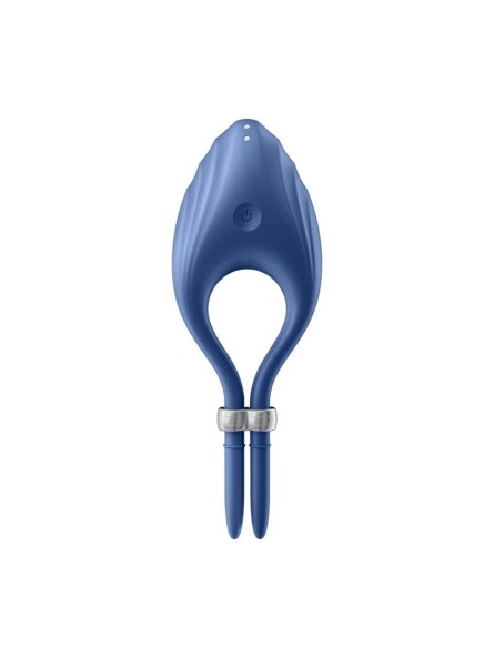 Pierścień erekcyjny Duelist Ring Vibrator Blue Satisfyer