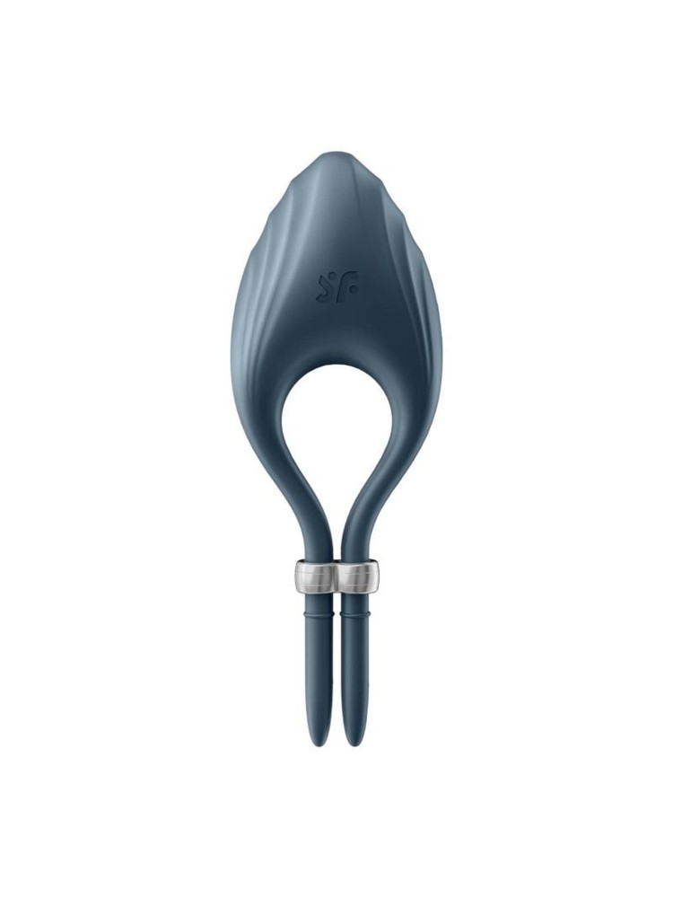 Pierścień erekcyjny Duelist Ring Vibrator Dark blue Satisfyer