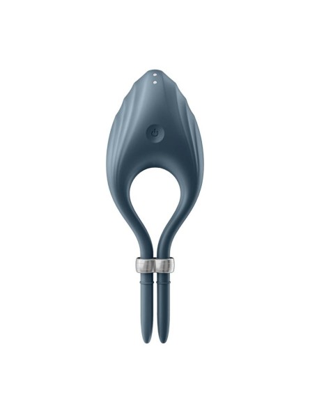 Pierścień erekcyjny Duelist Ring Vibrator Dark blue Satisfyer