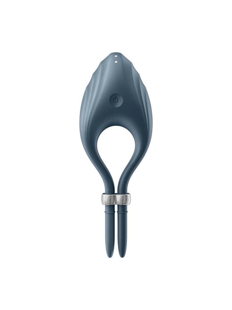 Pierścień erekcyjny Duelist Ring Vibrator Dark blue Satisfyer