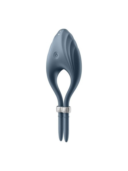 Pierścień erekcyjny Duelist Ring Vibrator Dark blue Satisfyer