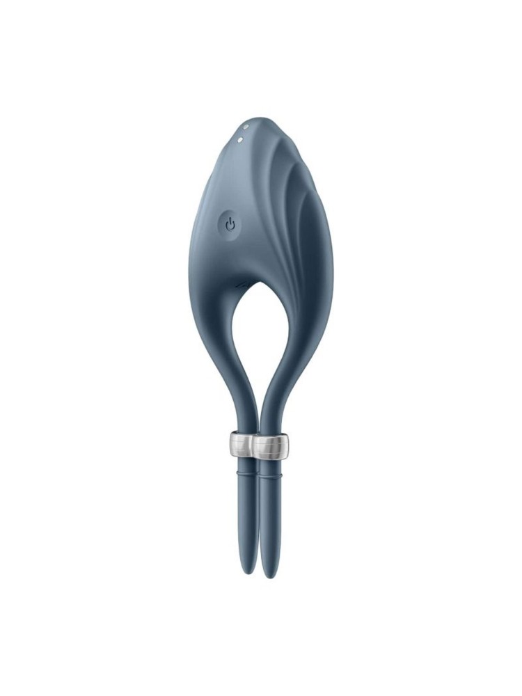 Pierścień erekcyjny Duelist Ring Vibrator Dark blue Satisfyer