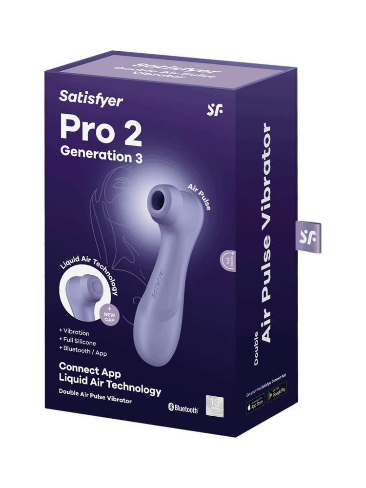 Pro 2 Generation 3with Liquid Air Technology, Vibration and Bluetooth/App lilac
